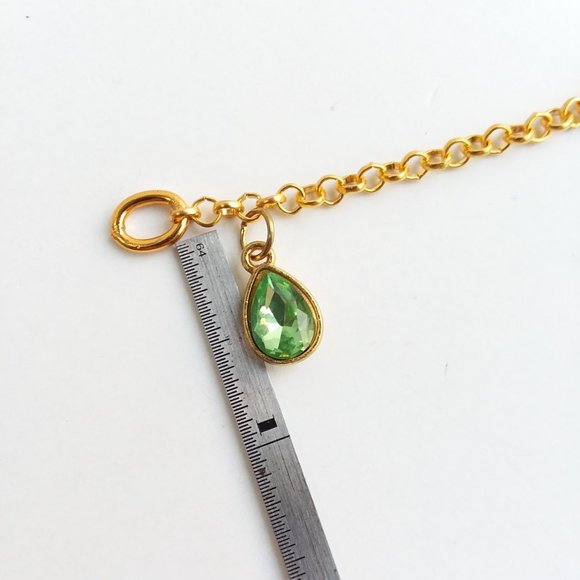 Green rhinestone shoe charm Roller Skate accessory chain charm - Picture 7 of 8